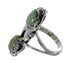 Turquoise And Sterling Silver Flower Ring Size 5-1/2 RX60175